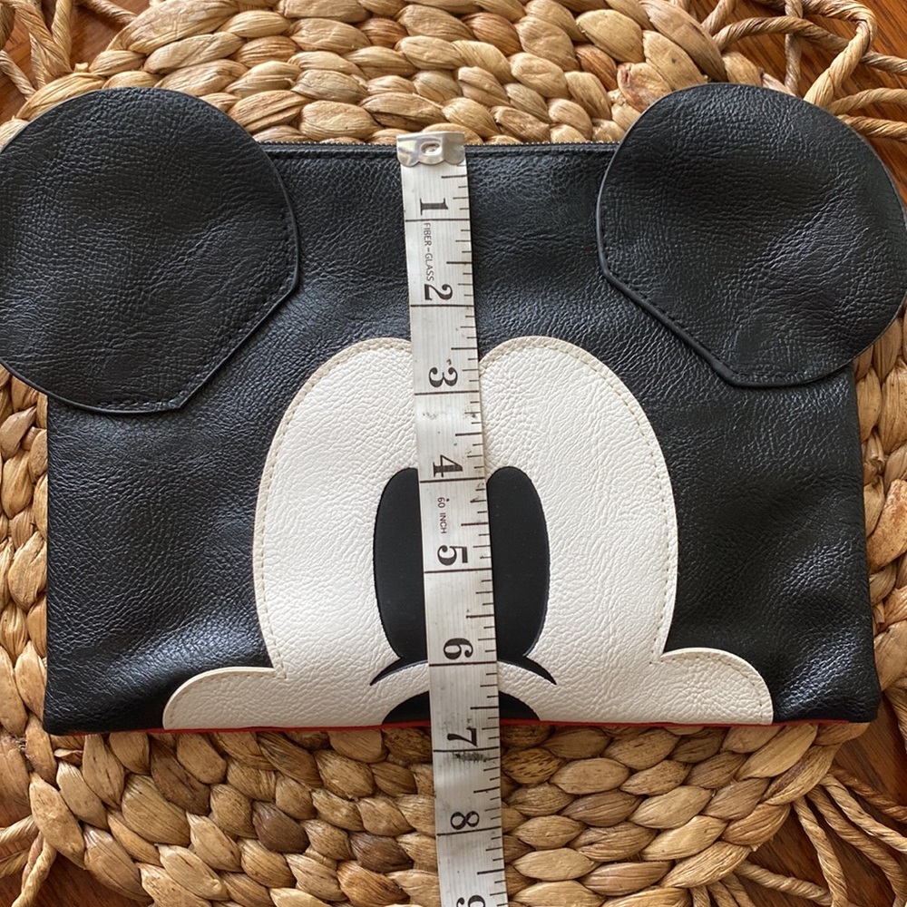 Loungefly Mickey Mouse Wristlet Wallet Clutch Purse Cosmetic Bag - Picture 7 of 8